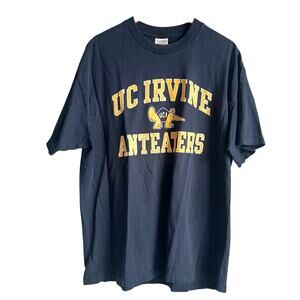 Vintage UC Irvine Anteaters Navy Blue Shirt Size XL 22x30